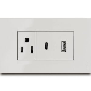 Mixto 2 Toma Usb + 1 Tomacorriente Amer 2P+E